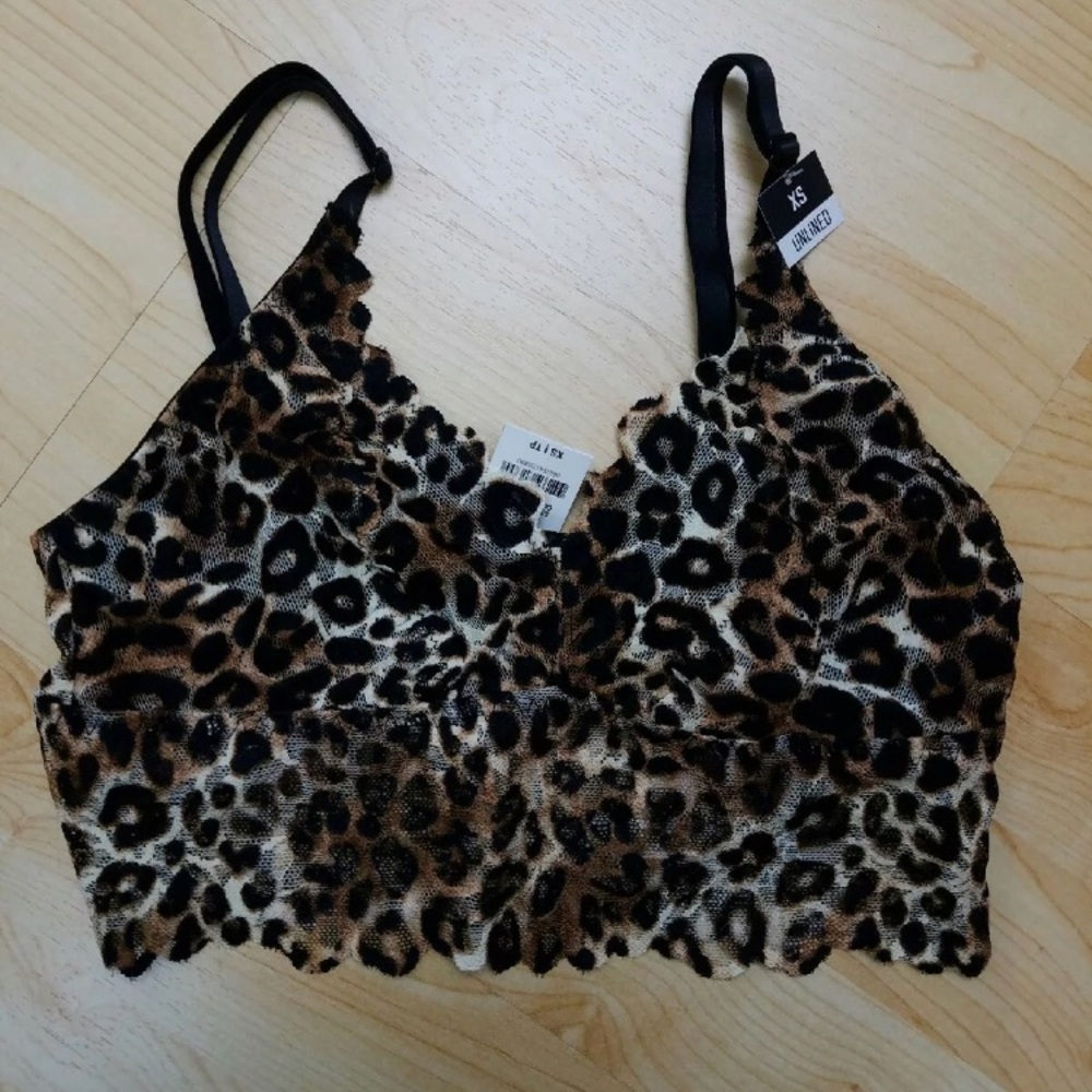 Victoria Secret Leopard Print bra- XS